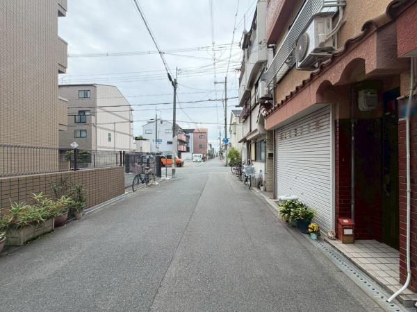 大阪市東住吉区照ケ丘矢田2丁目　中古戸建 現地写真（前面道路含む現地写真）