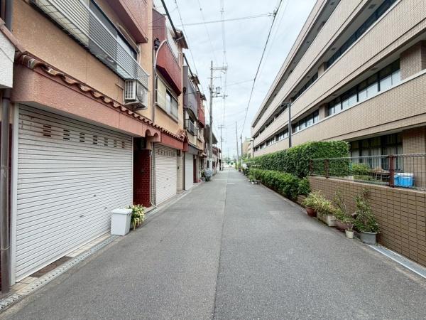 大阪市東住吉区照ケ丘矢田2丁目　中古戸建 現地写真（前面道路含む現地写真）
