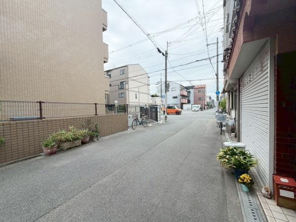 大阪市東住吉区照ケ丘矢田2丁目　中古戸建 現地写真（前面道路含む現地写真）
