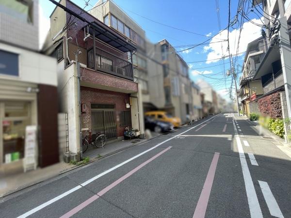 京都市中京区堺町通二条下る杉屋町　古家付売土地 現地写真（前面道路含む現地写真）