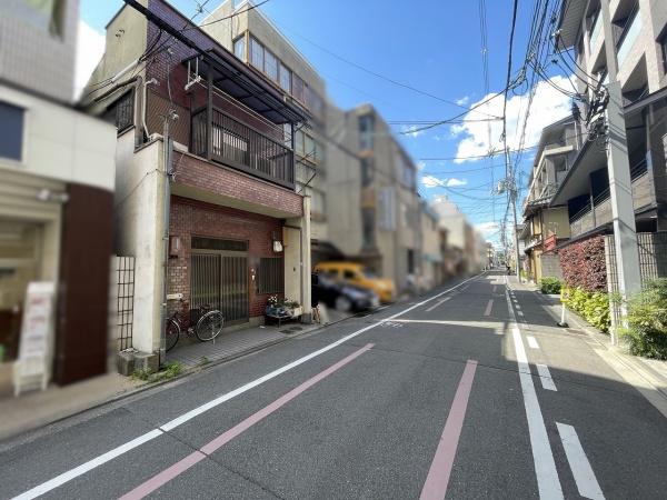 京都市中京区堺町通二条下る杉屋町　古家付売土地 現地写真（前面道路含む現地写真）