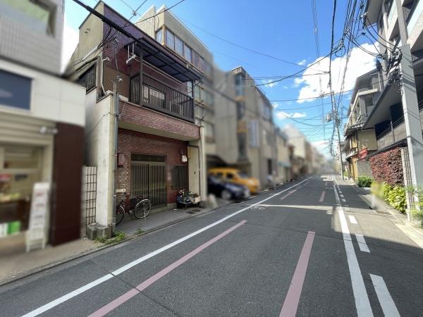 京都市中京区堺町通二条下る杉屋町　古家付売土地 現地写真（前面道路含む現地写真）