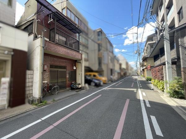 京都市中京区堺町通二条下る杉屋町　古家付売土地 現地写真（前面道路含む現地写真）