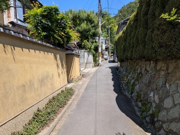 京都市左京区浄土寺南田町　中古戸建 現地写真（前面道路含む現地写真）