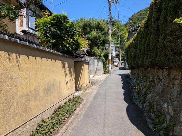 京都市左京区浄土寺南田町　中古戸建 現地写真（前面道路含む現地写真）