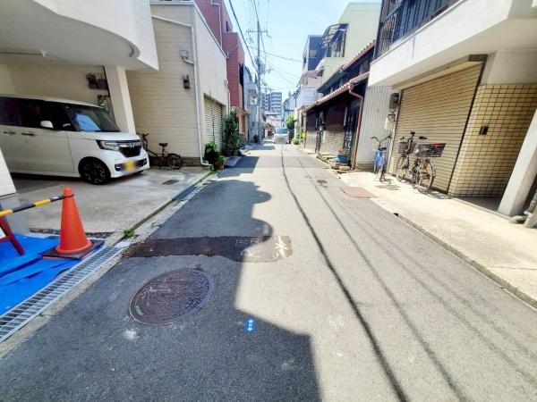 大阪市平野区平野本町3丁目　新築戸建 現地写真（前面道路含む現地写真）