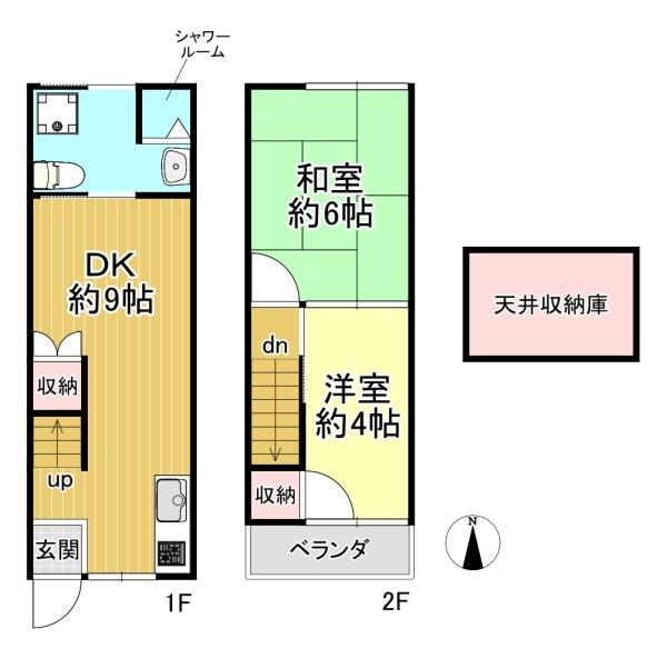 京都市東山区本瓦町　中古戸建 間取図・土地図