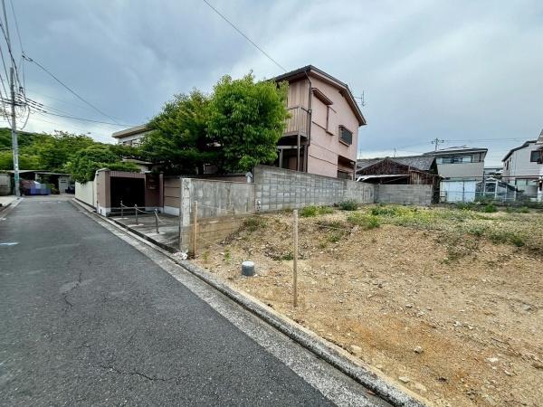 堺市西区上野芝町1丁　売土地 現地写真（前面道路含む現地写真）