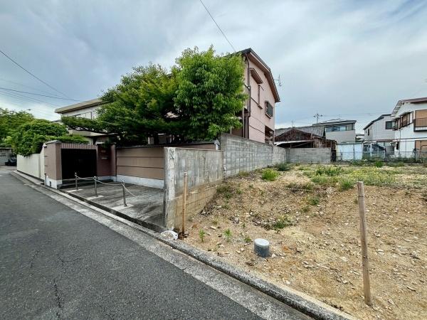 堺市西区上野芝町1丁　売土地 現地写真（前面道路含む現地写真）