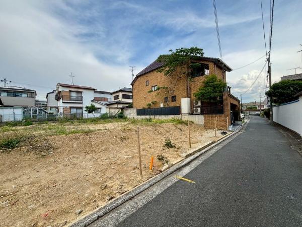 堺市西区上野芝町1丁　売土地 現地写真（前面道路含む現地写真）