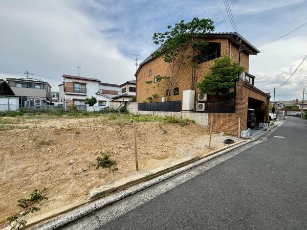堺市西区上野芝町1丁　売土地 現地写真（前面道路含む現地写真）