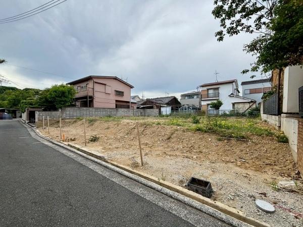堺市西区上野芝町1丁　売土地 現地写真（前面道路含む現地写真）