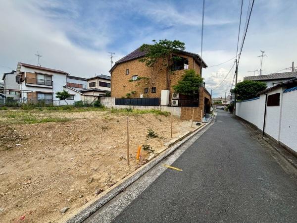 堺市西区上野芝町1丁　売土地 現地写真（前面道路含む現地写真）