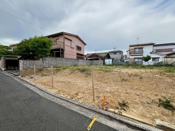 堺市西区上野芝町1丁　売土地 現地写真（前面道路含む現地写真）