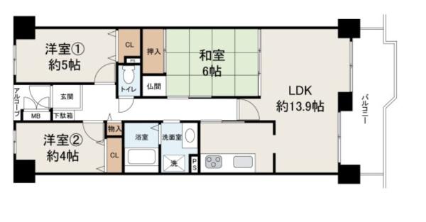 朝日プラザ南大阪ターミナル・シティ 間取図・土地図