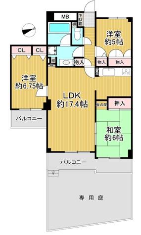 ラウムズ菅原ノースヒル 間取図・土地図