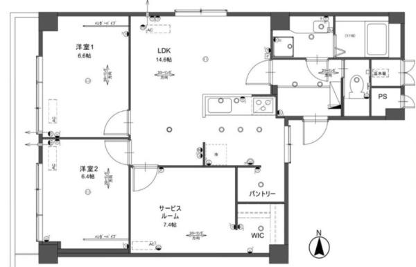フルーレゾン田辺本町 間取図・土地図