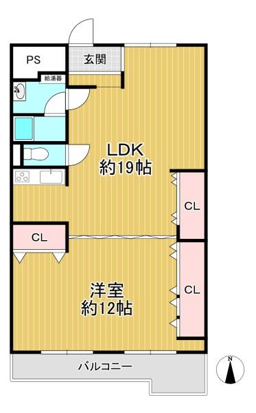 梅津グランドハイツ 間取図・土地図