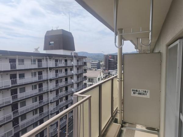 梅津グランドハイツ 現地写真（バルコニー）