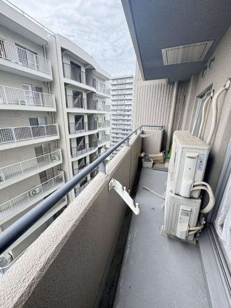 朝日プラザ高津2 現地写真（バルコニー）
