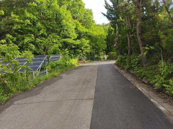 滋賀県高島市マキノ町西浜　建築条件無売土地 現地写真（前面道路含む現地写真）