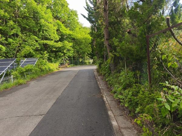 滋賀県高島市マキノ町西浜　建築条件無売土地 現地写真（前面道路含む現地写真）