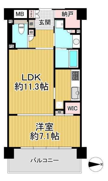 ウィズフィール京都山科 間取図・土地図