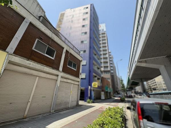 大阪市東成区中本2丁目　古家付売土地 現地写真（前面道路含む現地写真）