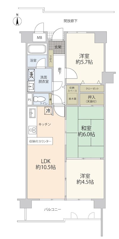 ロイヤルパレス泉中央公園 間取図・土地図