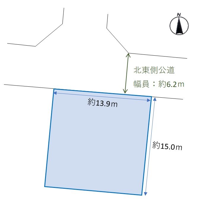 宮城県仙台市泉区虹の丘４丁目11番地 5 区画図