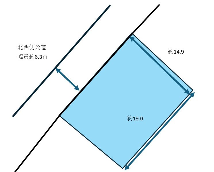 仙台市泉区桂2丁目19番12 間取図・土地図