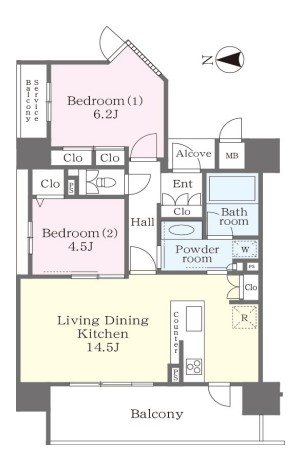 大阪府大阪市中央区瓦町２丁目 間取図・土地図
