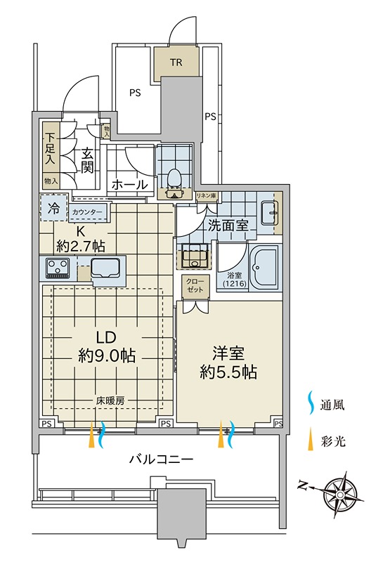 東京都文京区小石川１丁目 間取図・土地図
