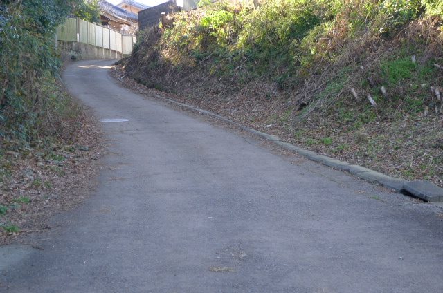つくば市大曽根　土地 現地写真（前面道路含む現地写真）
