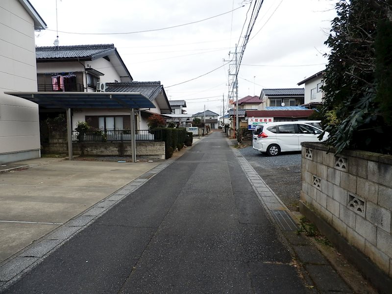 阿見町うずら野３丁目　土地 現地写真（前面道路含む現地写真）
