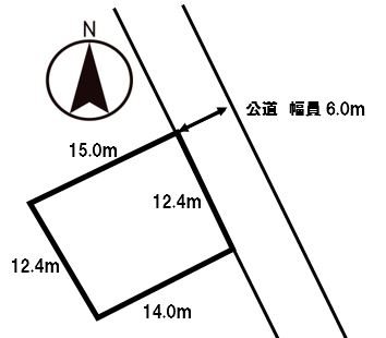小美玉市羽鳥　土地 間取図・土地図