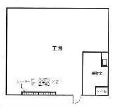 つくば市大角豆　売工場 間取図・土地図