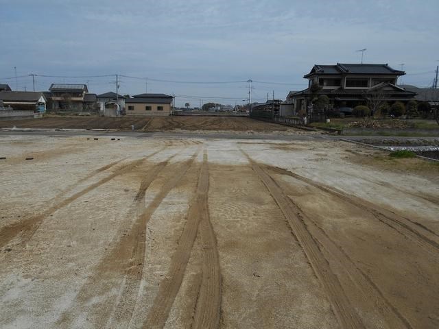 筑西市稲野辺　土地　４号地 現地写真（前面道路含む現地写真）