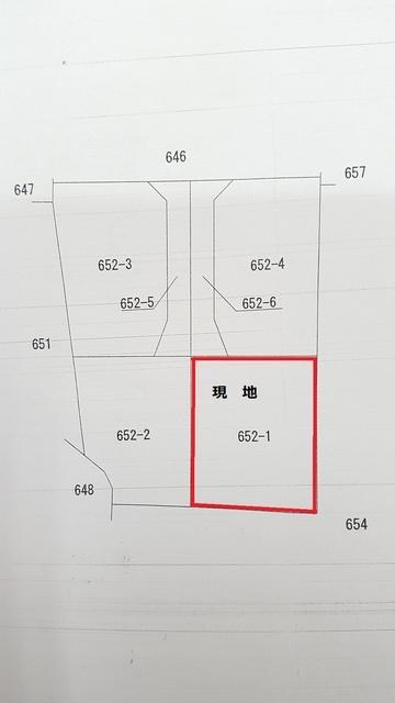 筑西市稲野辺　土地　１号地 間取図・土地図