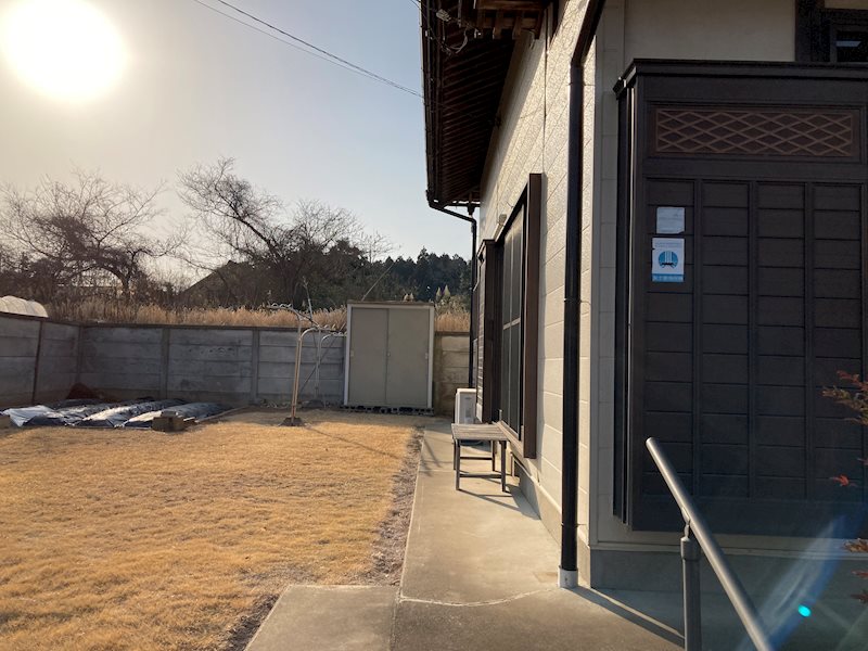 阿見町島津　平屋中古戸建 現地写真（庭）