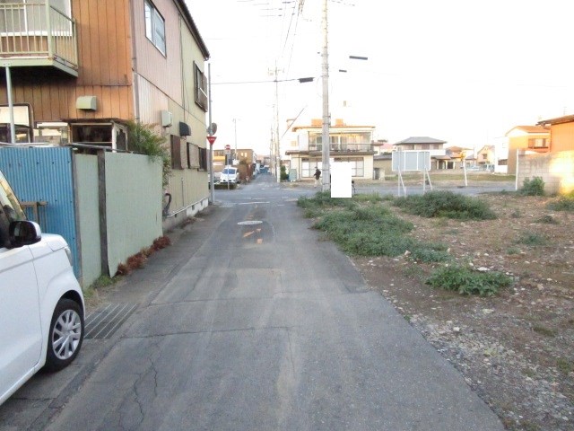 筑西市丙　土地 現地写真（前面道路含む現地写真）