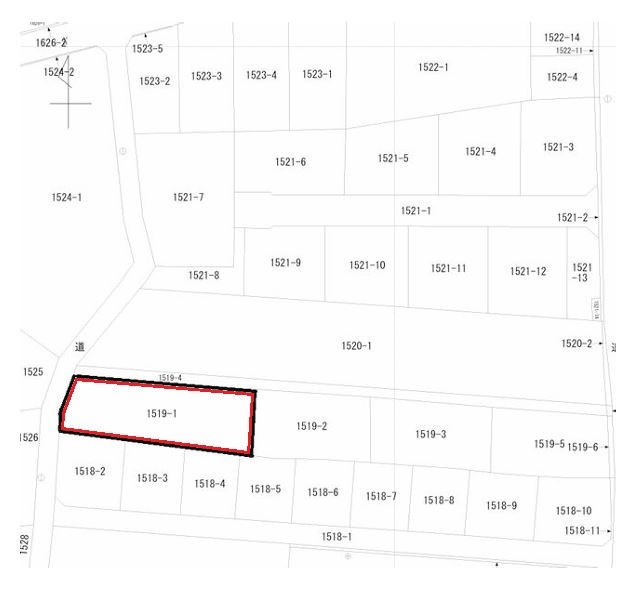 古河市諸川　土地 間取図・土地図
