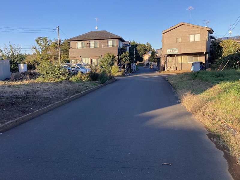 小美玉市羽刈　土地 現地写真（前面道路含む現地写真）