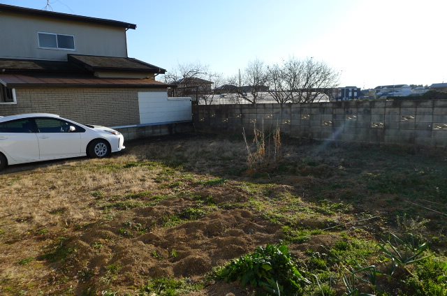 牛久市猪子町　土地 現地写真