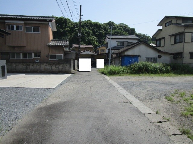 土浦市富士崎２丁目　土地　２号地 現地写真（前面道路含む現地写真）