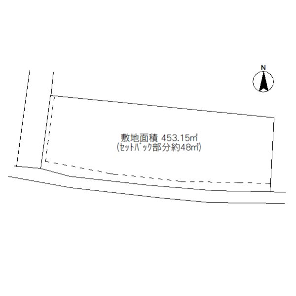 桜川市西小塙　土地 間取図・土地図