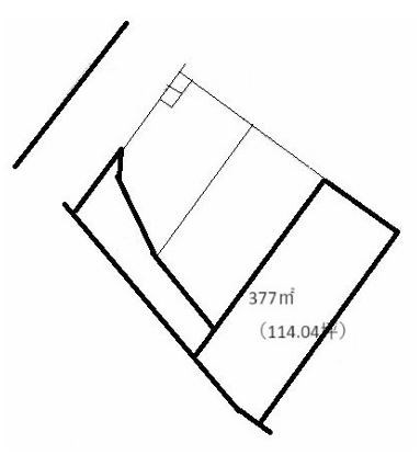 古河市静町　土地 間取図・土地図