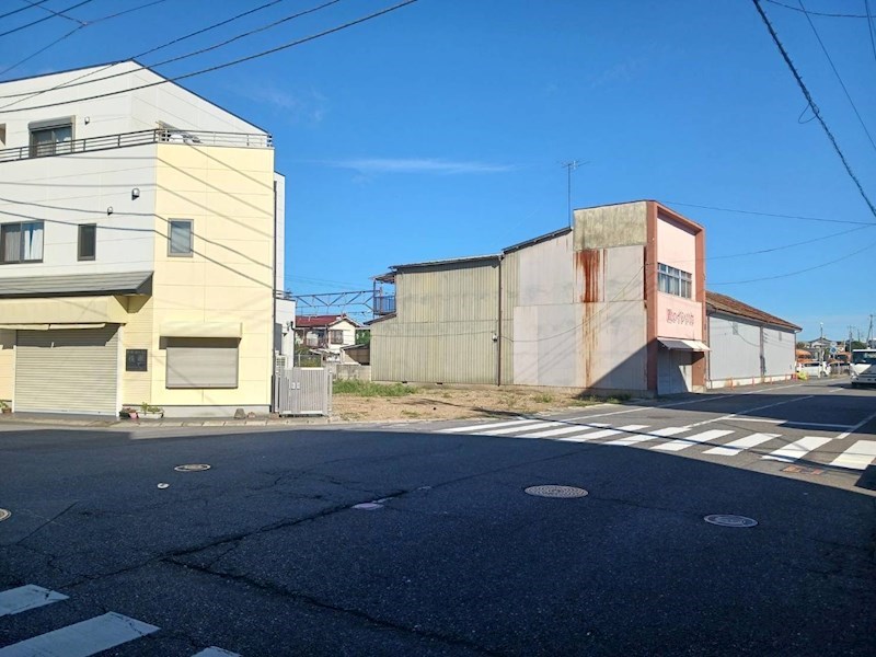 土浦市荒川沖東1丁目 土地 現地写真（前面道路含む現地写真）