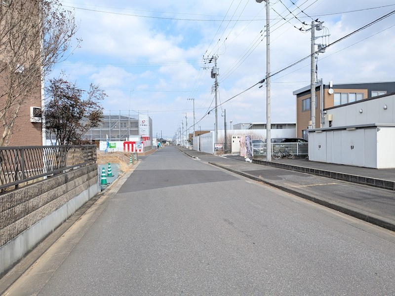 つくば市島名陣場 　分譲地　３号地 現地写真（前面道路含む現地写真）