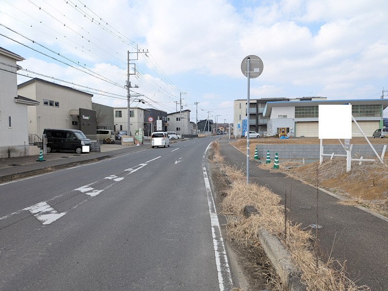 つくば市島名陣場 　分譲地　４号地 現地写真（前面道路含む現地写真）